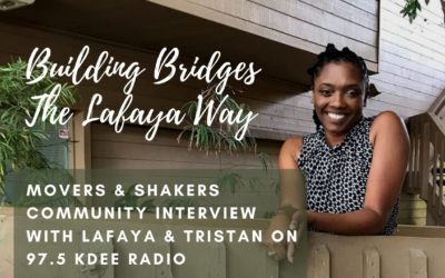 Movers & Shakers Community Interview With Lafaya & Tristan on 97.5 KDEE Radio