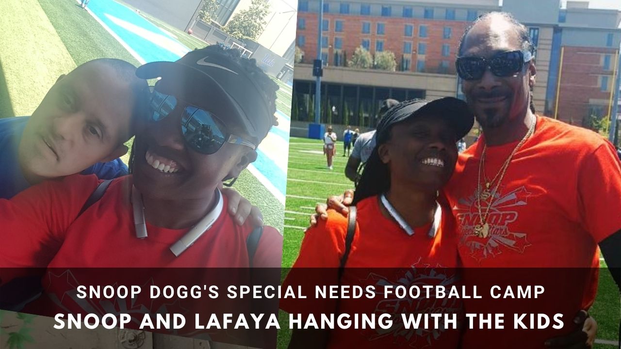 Snoop Dogg & Lafaya @ Special Needs Football Camp